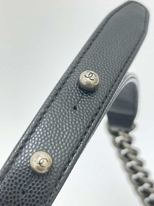 【99成新】CHANEL  BOY 20 小型口蓋包 