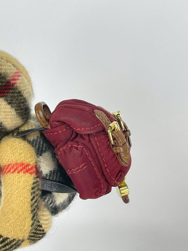 【85成新】BURBERRY 後背泰迪熊吊飾 