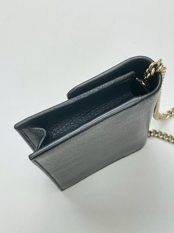 【95成新】Gucci 皮革翻蓋單肩包 