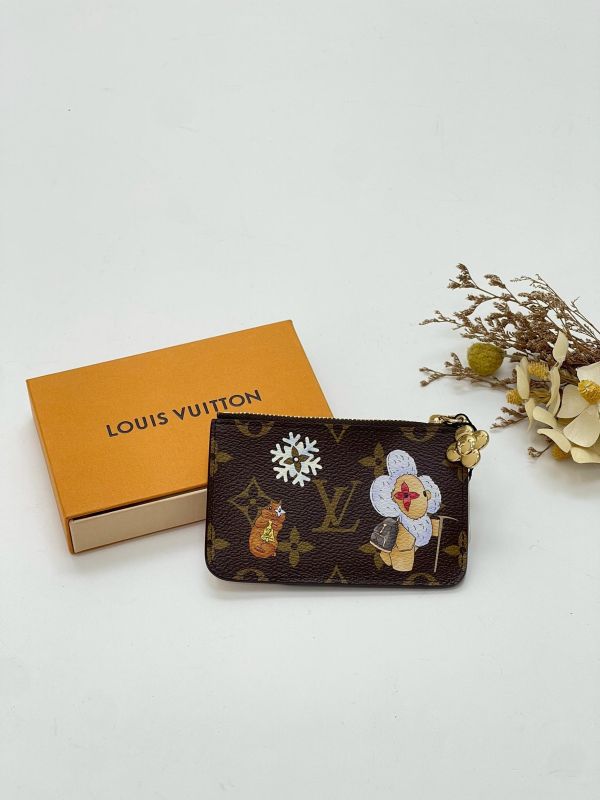 【閒置新品】LV  Romy 限量款拉鍊卡包 
