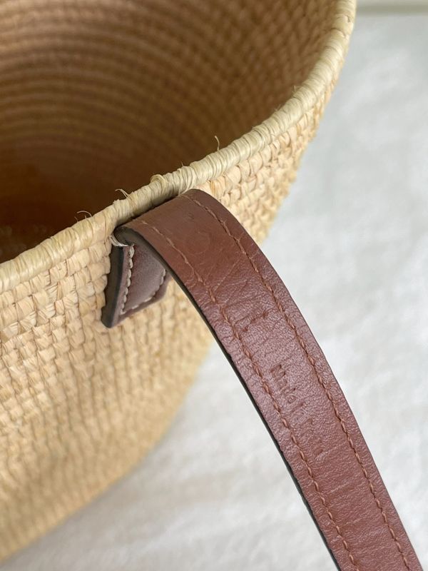 【分期0利率】LOEWE 手提肩背草編包【9成新】 