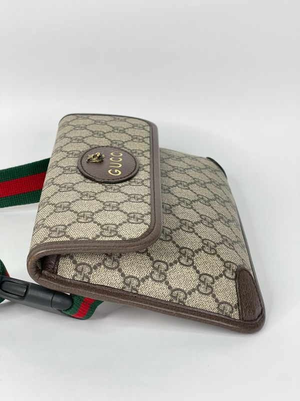 【95成新】GUCCI Supreme虎頭胸包 