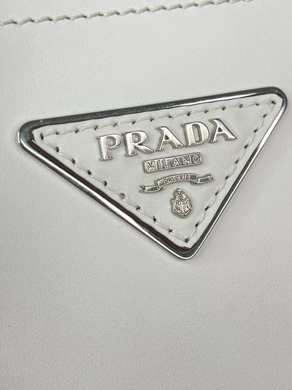 【95成新】PRADA 編織提把兩用托特包 