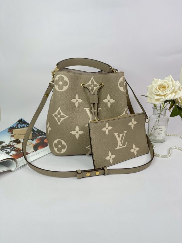 【分期0利率】LV NéoNoé MM 斑鳩灰【未使用閒置品】