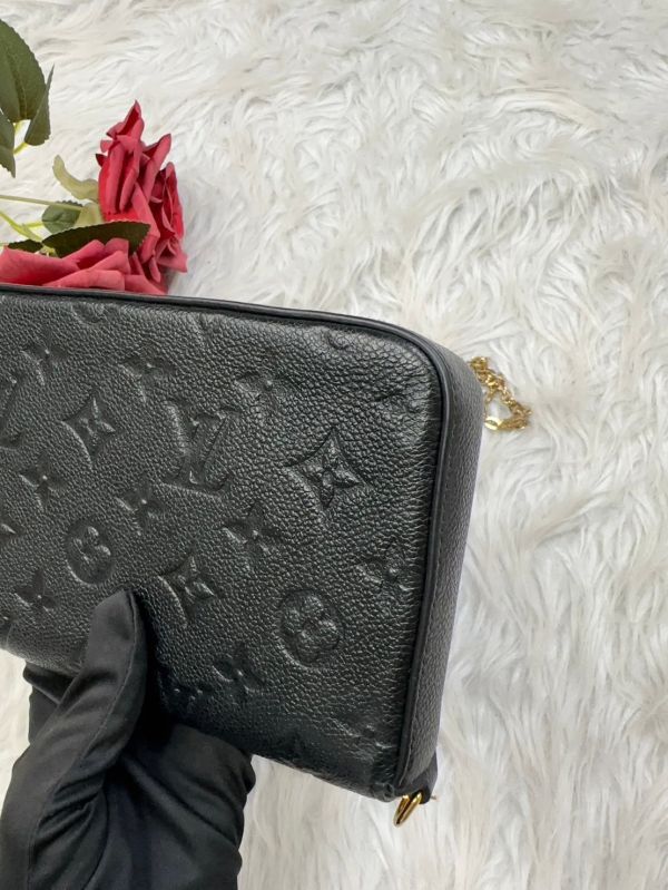 【12期0利率】LV Félicie Pochette 舊款壓紋老花三合一 (非絨布內裡)【21年9月台灣購證】【88成新】 