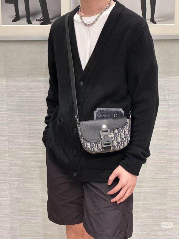 【95成新】DIOR Saddle 迷你翻蓋郵差包 