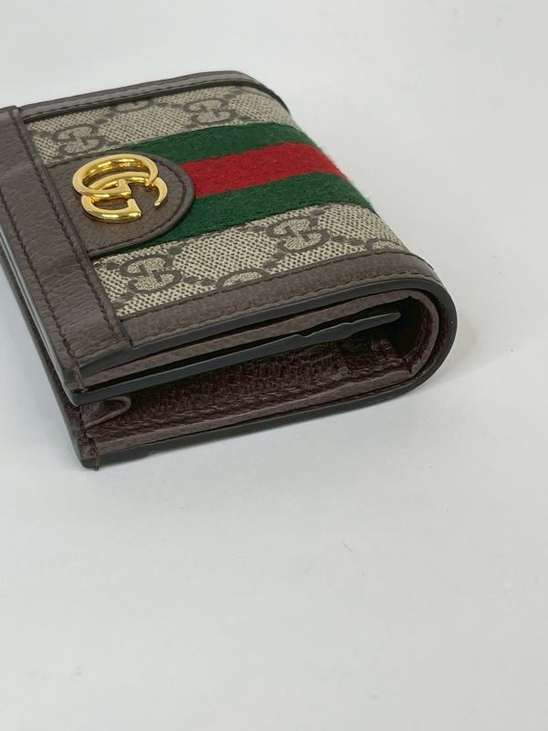 【分期0利率】GUCCI OPHIDIA GG零錢對開短夾【95成新】 