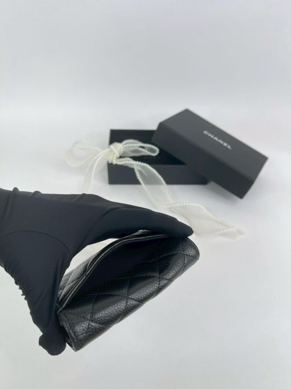 【99成新】CHANEL COCO 牛皮零錢卡包 