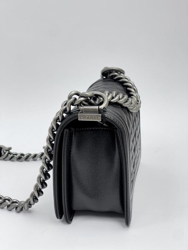 【99成新】CHANEL  BOY 20 小型口蓋包 