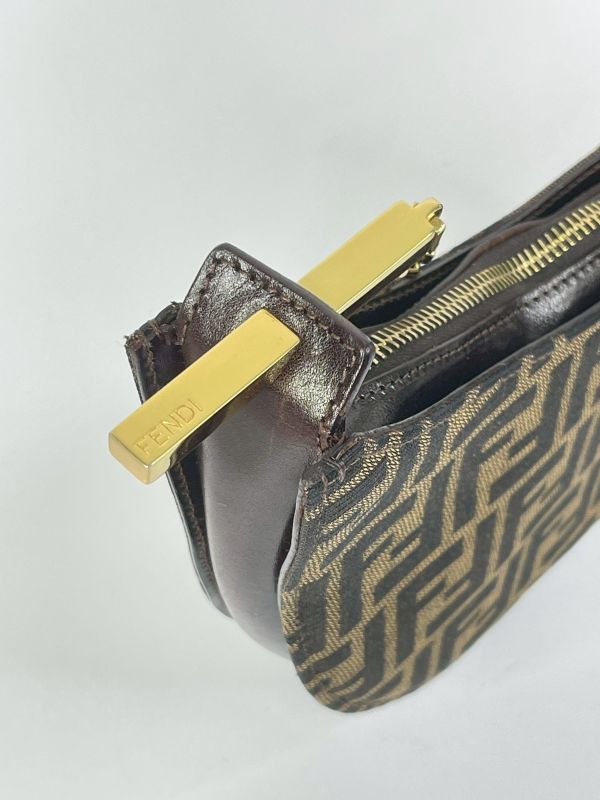 【9成新】FENDI ZUCCA 半月包 