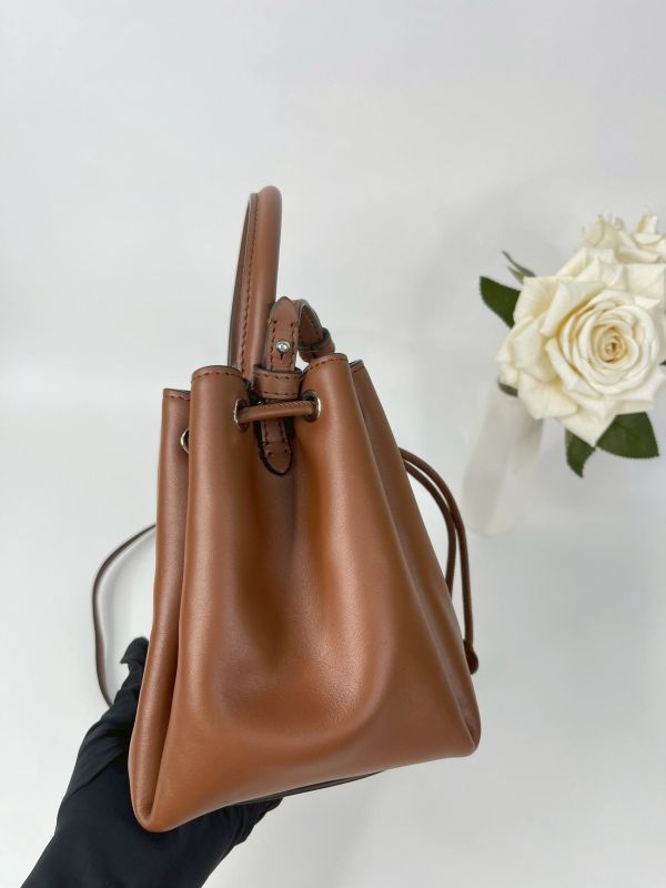 【99成新】BURBERRY 抽繩水桶包 