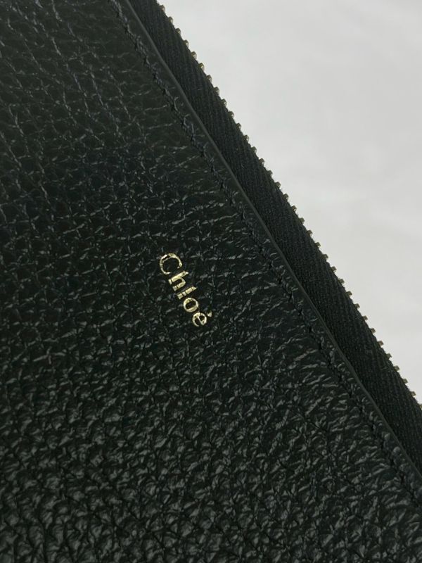 【9成新】CHLOE L字拉鍊零錢卡包 