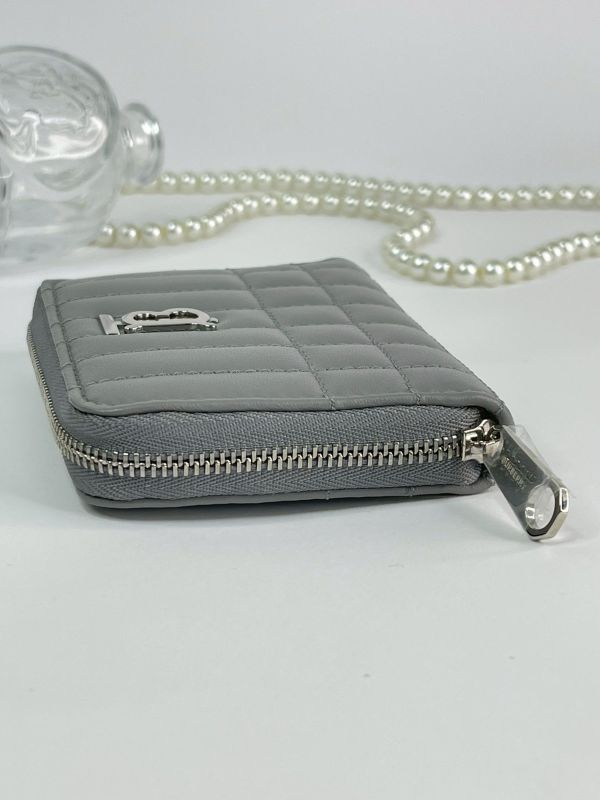 【閒置新品】BURBERRY LOLA TB 拉鍊零錢卡包 