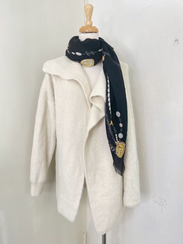 【95成新】CHANEL 25B  NO.5香水方形披肩 