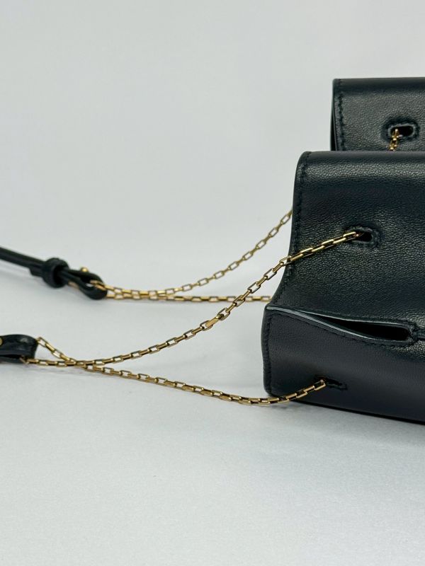 【分期0利率】YSL POCHON 小羊皮手袋【95成新】 