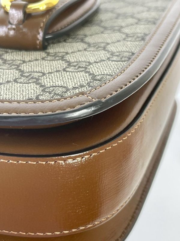 【95成新】GUCCI Horsebit 1955 中號肩揹袋 