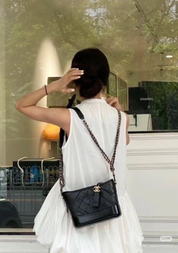 【99成新】CHANEL Gabrielle hobo 流浪包小號 