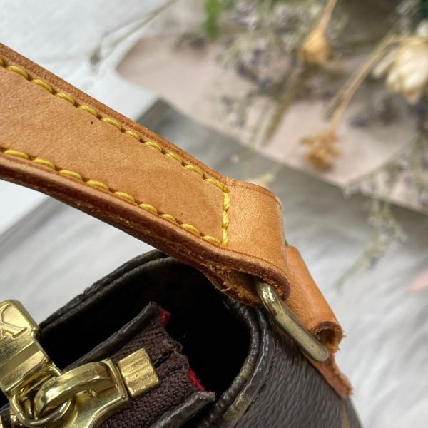 【12期0利率】LV老花豆腐包【85 成新】 