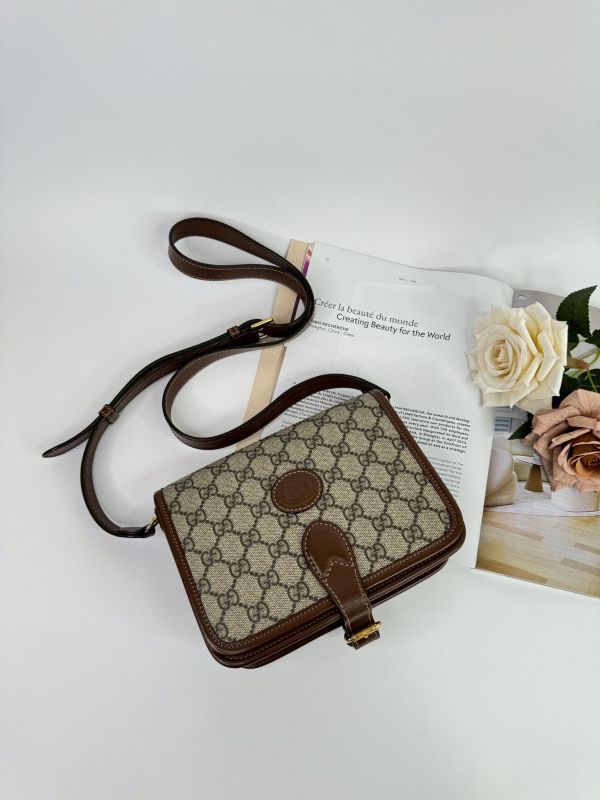 【分期0利率】GUCCI GG RETRO迷你斜背包【8成新】 