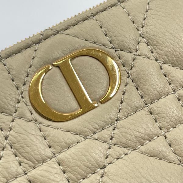 【12 期 0 利率】DIOR CARO DAHLIA銀包【24年7月台灣購證】【99成】 