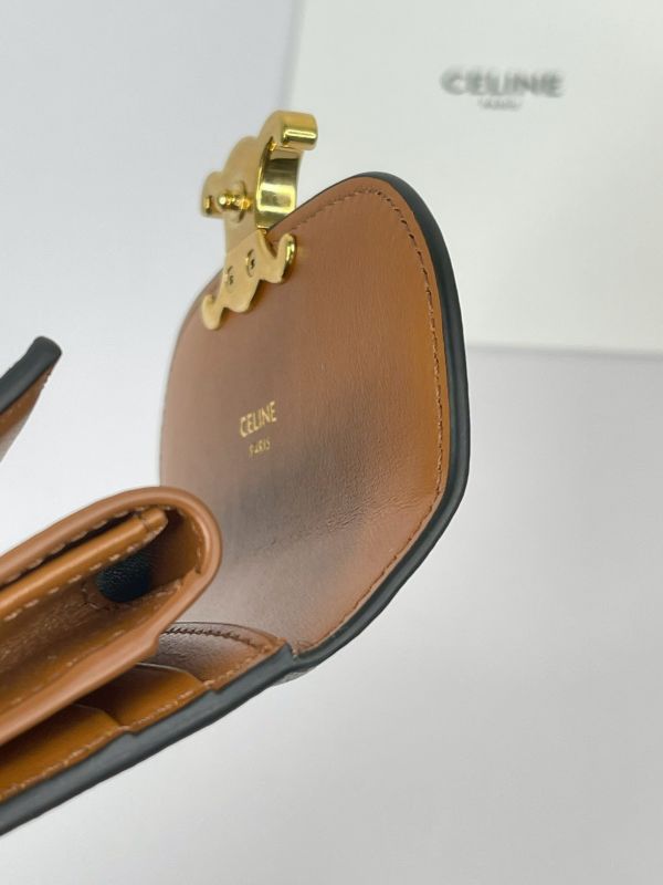 【分期0利率】CELINE凱旋門三摺短夾【95成新】 