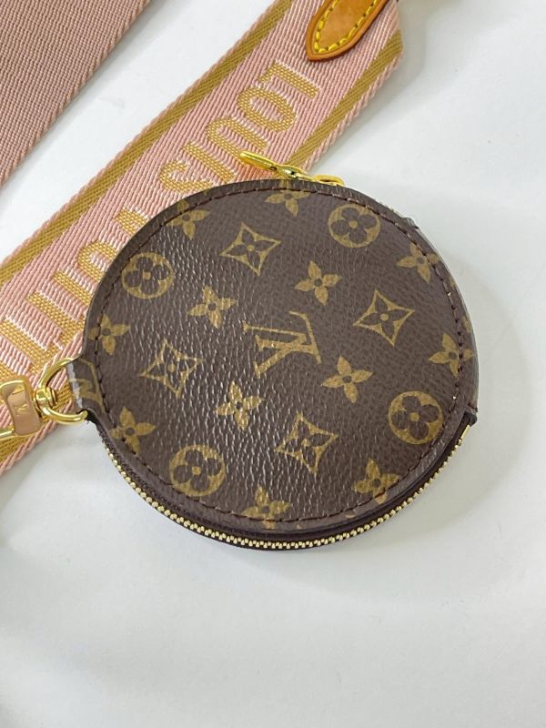 【95成新】LV 五合一麻將包 粉色 