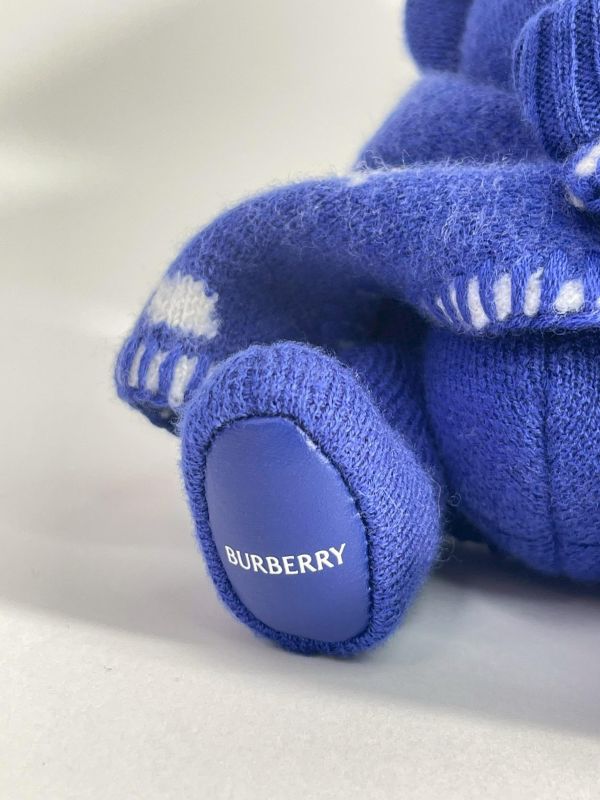 【全新品】BURBERRY Thomas Bear 羊毛混紡鑰匙扣 