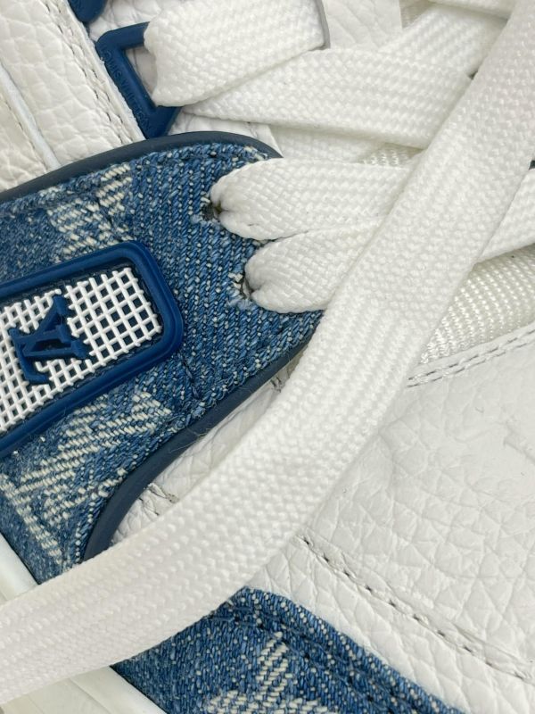 【95成新】LV TRAINER 牛仔藍 36號 