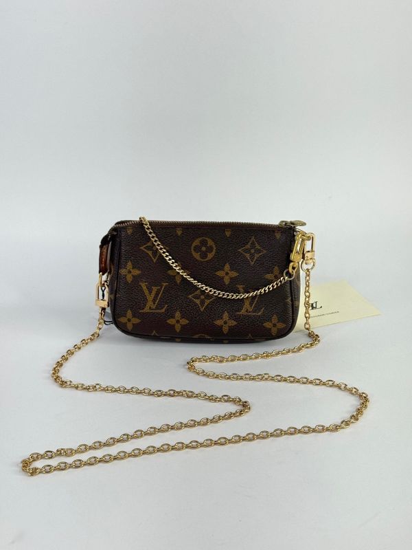 【85成新】LV Mini Pochette Accessoires 迷你麻將包 