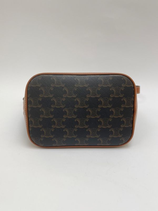 【95成新】CELINE TRIOMPHE老花小號水桶包 