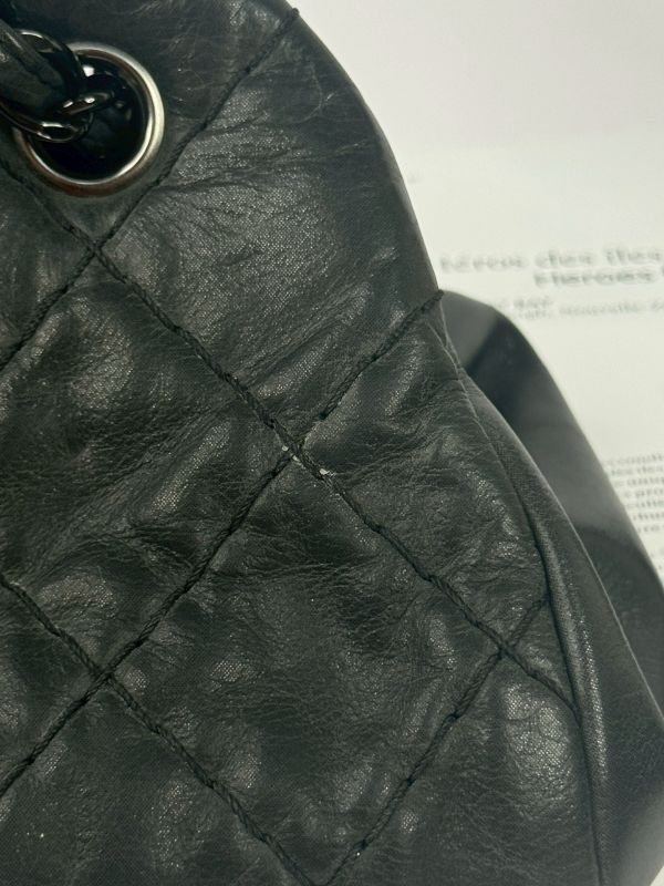 【分期0利率】CHANEL  閃亮皮革保齡球兩用包【9成新】 