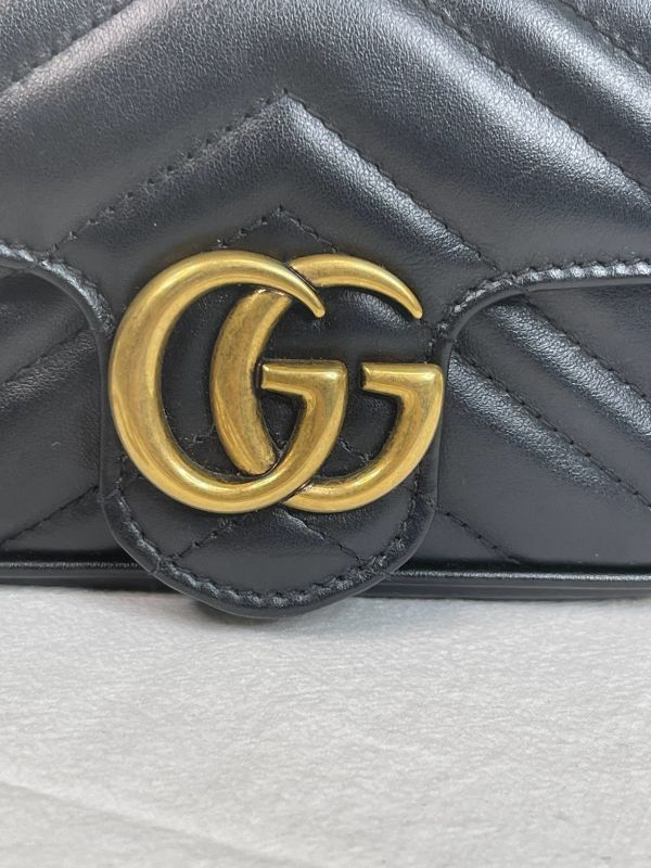 【分期0利率】GUCCI Marmont 迷你肩背包【9成新】 