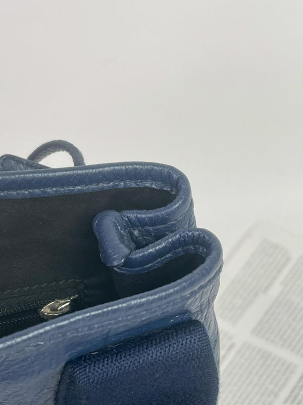 【95成新】BALENCIAGA NAVY CABAS XS 羊皮款 