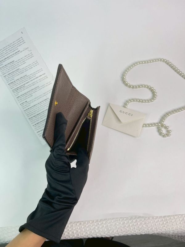 【分期0利率】GUCCI OPHIDIA GG零錢對開短夾【95成新】