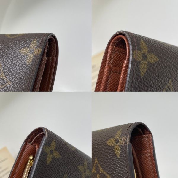 LV  VTG老花零錢對扣式中夾【9成新】【僅限匯款】 