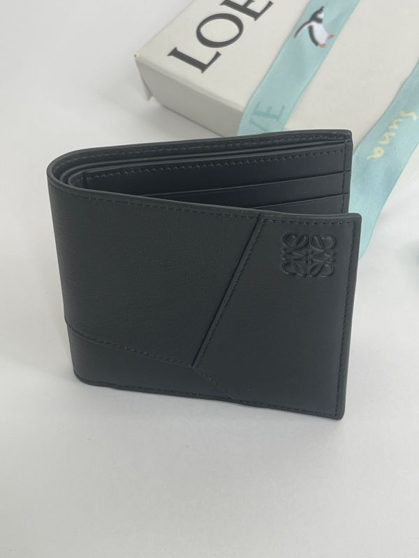 【分期0利率】LOEWE 經典小牛皮PUZZLE 短夾【全新品】 