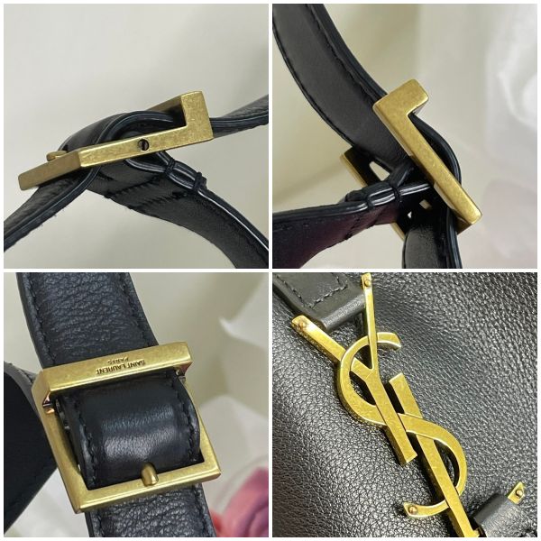 【12期0利率】YSL LE 5 À 7荔枝皮HOBO【95成新】 