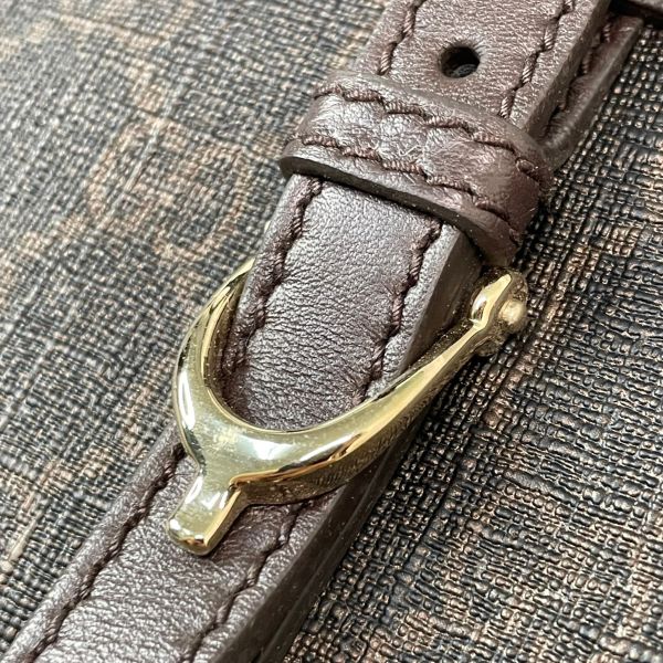 【95成新】【12期0利率】GUCCI 老款滿版雙G帆布波士頓包 