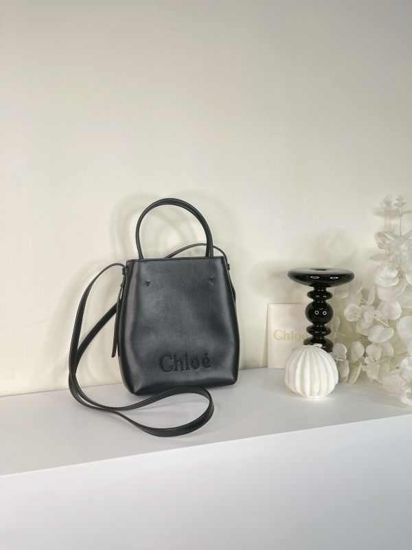 【分期0利率】CHLOE Sense Micro 牛皮手提肩背兩用包【95成新】 