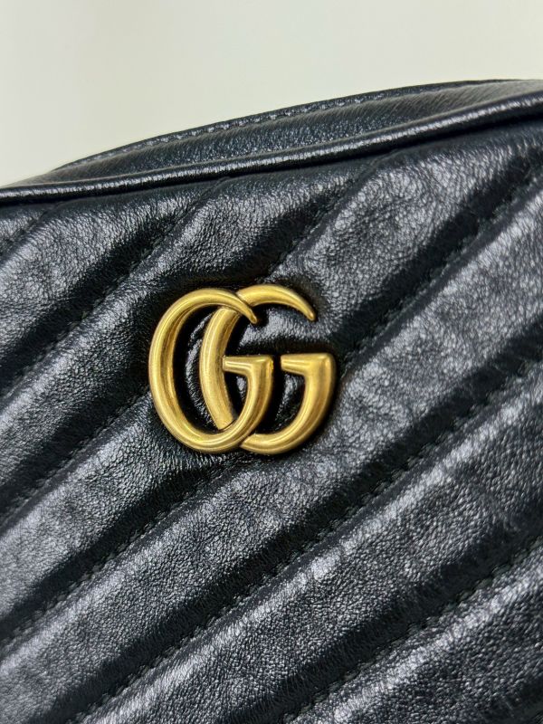 【分期0利率】GUCCI GGMarmont 雙層斜背包【9成新】 