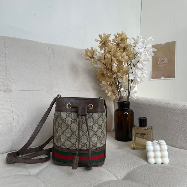 【12期0利率】GUCCI OPHIDIA GG 迷你水桶袋 【全新品】 