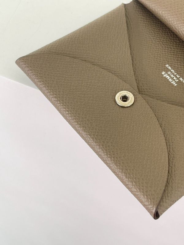 【分期0利率】HERMES Calvi Duo雙層卡片套【95成新】 