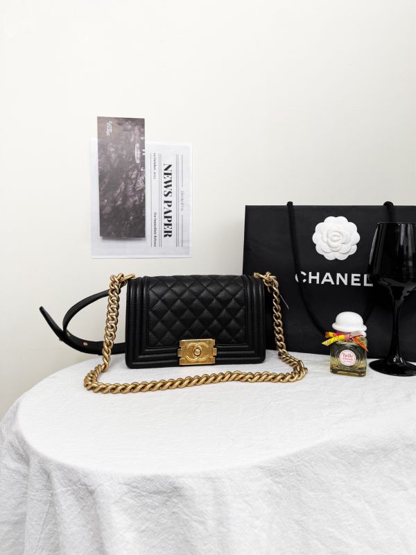 【分期0利率】CHANEL  BOY 20 小型口蓋包【9成新】 