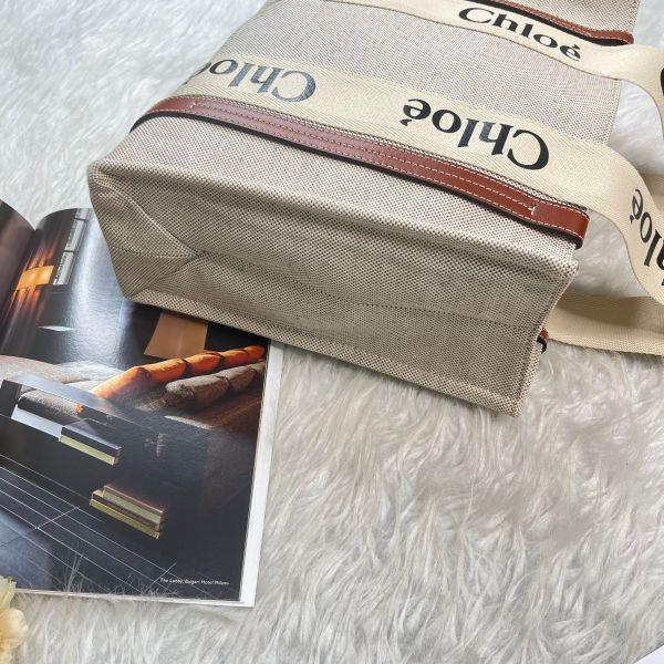 【12期0利率】CHLOE WOODY TOTE 中號【9成新】 