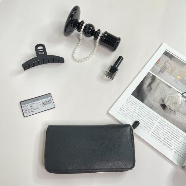 【12期0利率】PRADA18卡防刮長夾【8成新】 