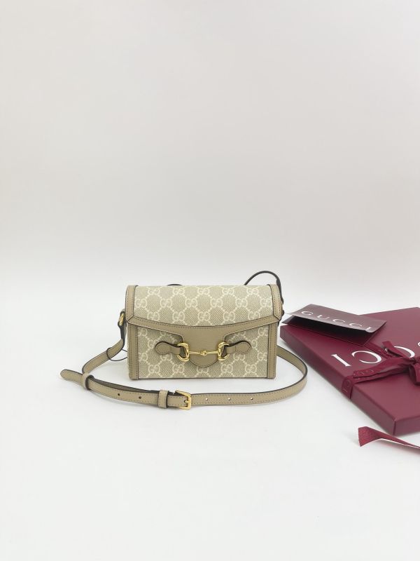 【9成新】Gucci 馬銜扣 1955 迷你包 
