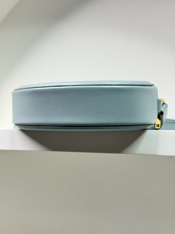 【95成新】CELINE 迷你月餅包  冰藍色 