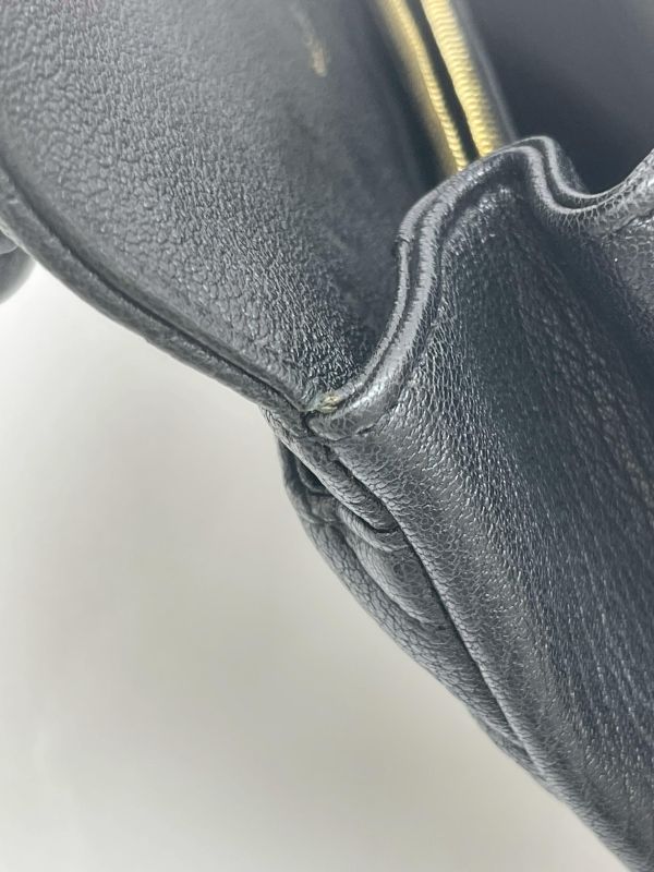 【9成新】YSL COLLèGE中性絎縫皮革手袋 