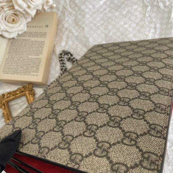 【9.5成新】【12期0利率】Gucci Dionysus雙G老花酒神包28cm 