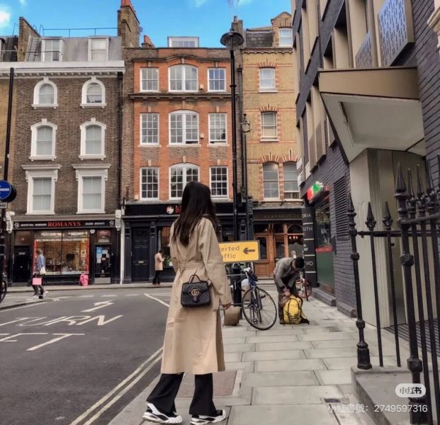 【9成新】GUCCI Marmont 手提/斜背兩用包 